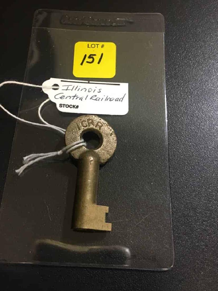 Antique Illinois Central Railroad Key (1 of 1)