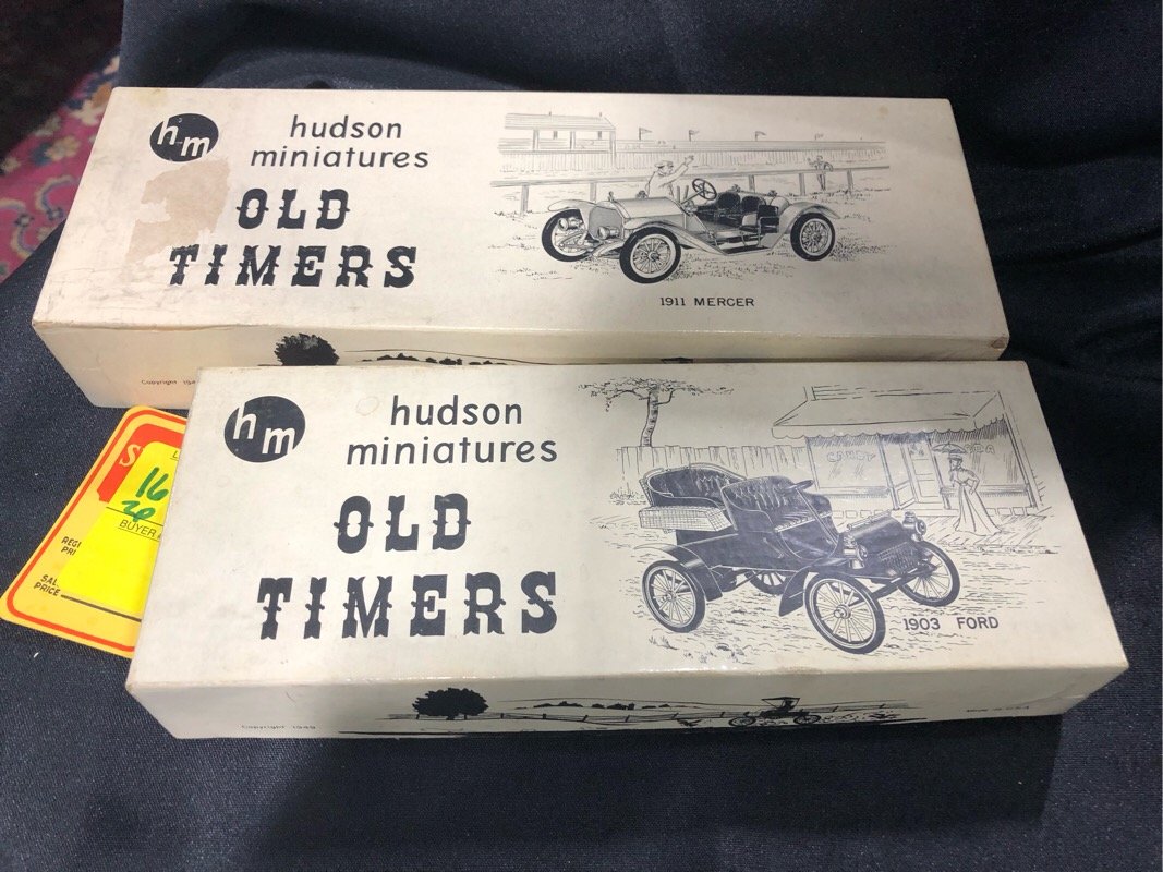 Hudson Miniature 1949 Model Kits 1903 Ford Mercer +: need old model kits 1903 ford and 1911 Mercer. Two piece Lot. Made in USA.