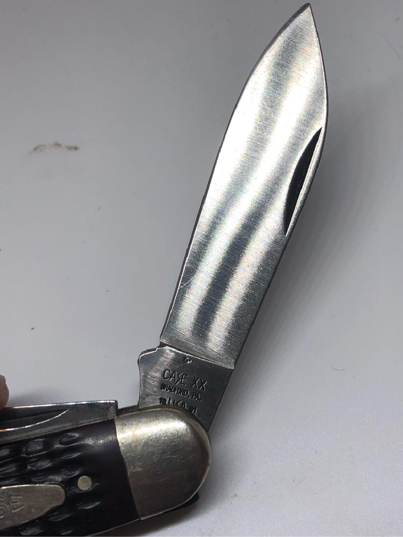 Nice Vintage Case Knife Four Blade: Very nice knife, hardly looks used. A little oxication on backside. Stamped 19 USA 91 640045 R