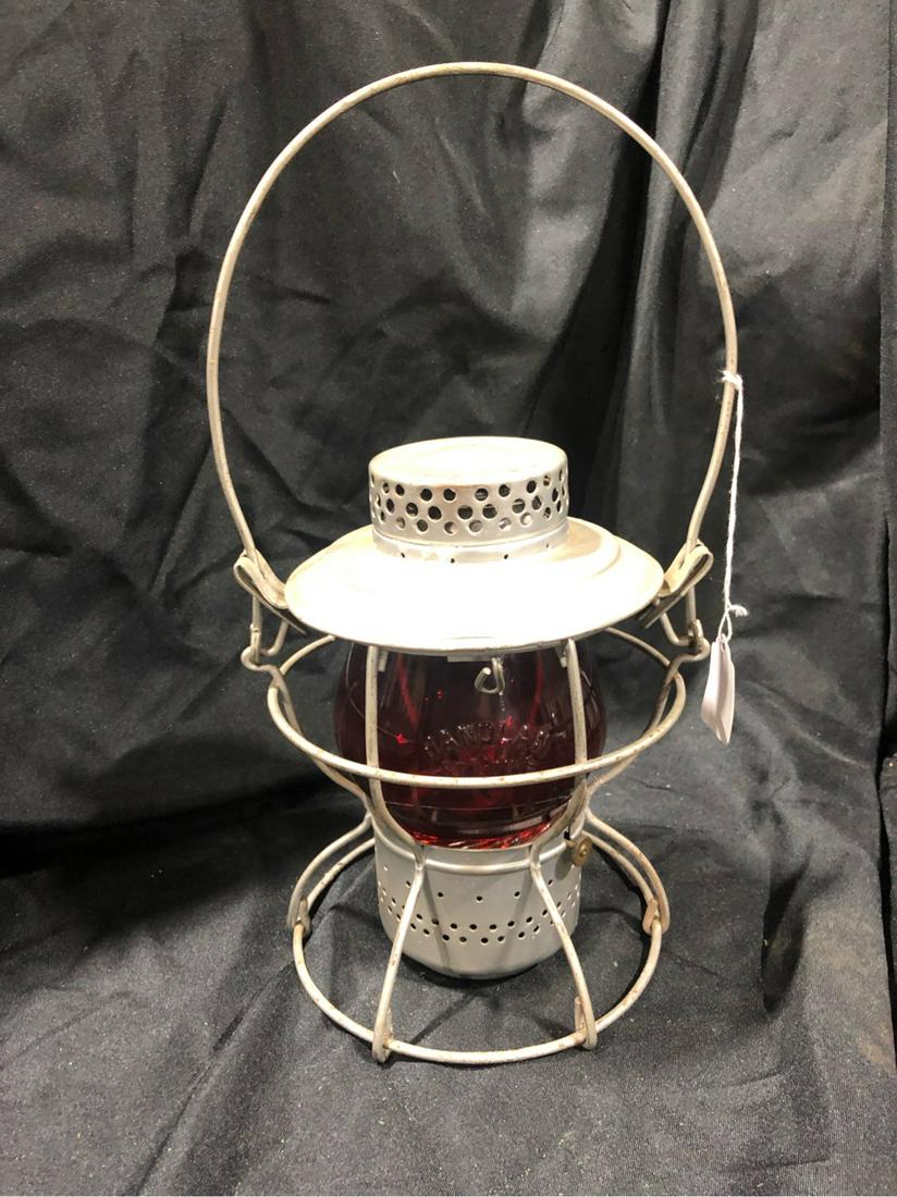 Handland Railraod St Louis USA Red Globe Lantern (1 of 5)