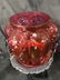 Victorian Cranberry Glass Pickle Castor Jar & Stand - 2