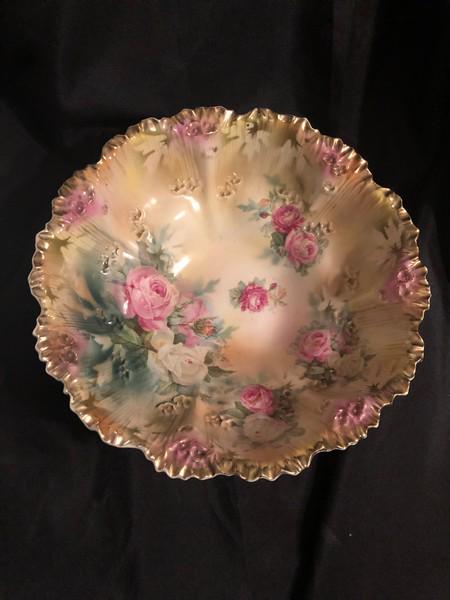 RS Prussia Large Bowl Signed (1 of 7)