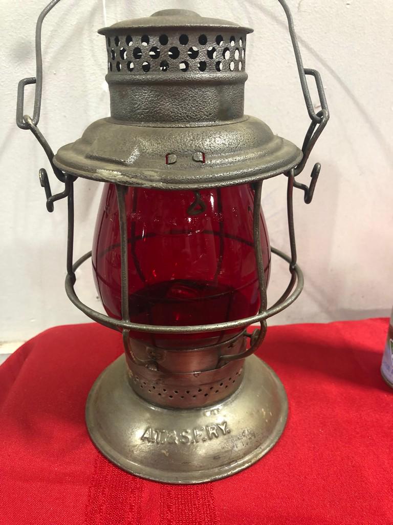 Atchison, Topeka and Santa Fe Railway Railroad Lantern (1 of 4)