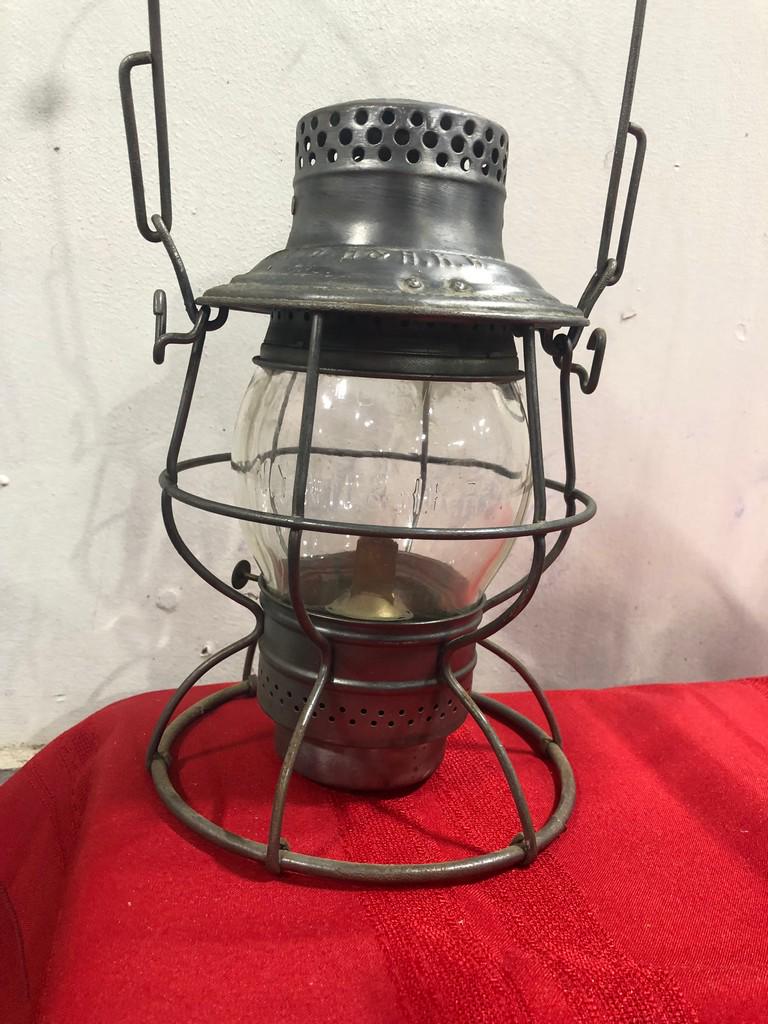 N.Y. N.H. & H.R.R. RAILROAD LANTERN ADLAKE (1 of 4)