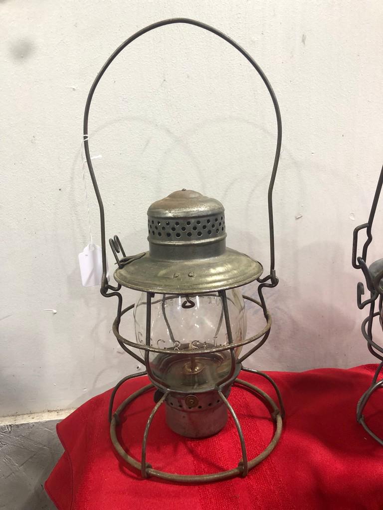 CCC & ST L RR Railroad Lantern Handlan St. Louis (1 of 4)