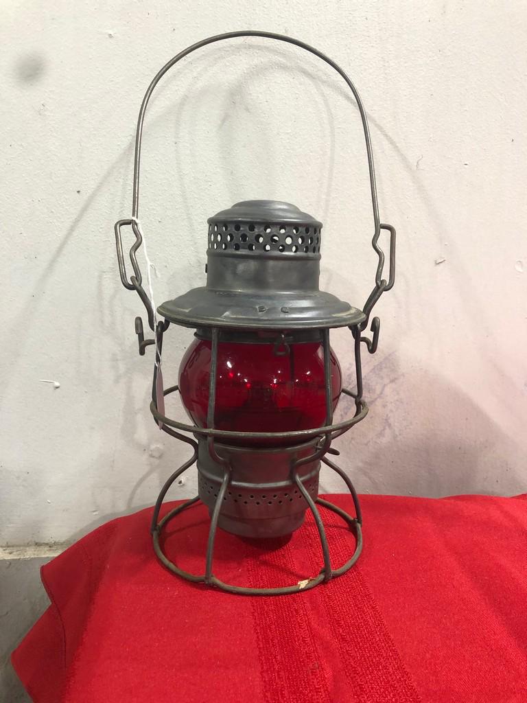 1925 Southern Rail Yard Railroad Lantern Rd Globe (1 of 4)