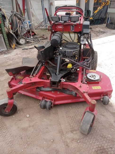 Toro 60" Grandstand Multiforce Stand on Commercial Mower, 1022 hours, Model 74523 (1 of 8)