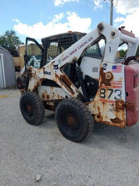 GA#1 2001 Bobcat Skid Steer Model 873 Serial Number 514150123, 1971 Hours (1 of 8)