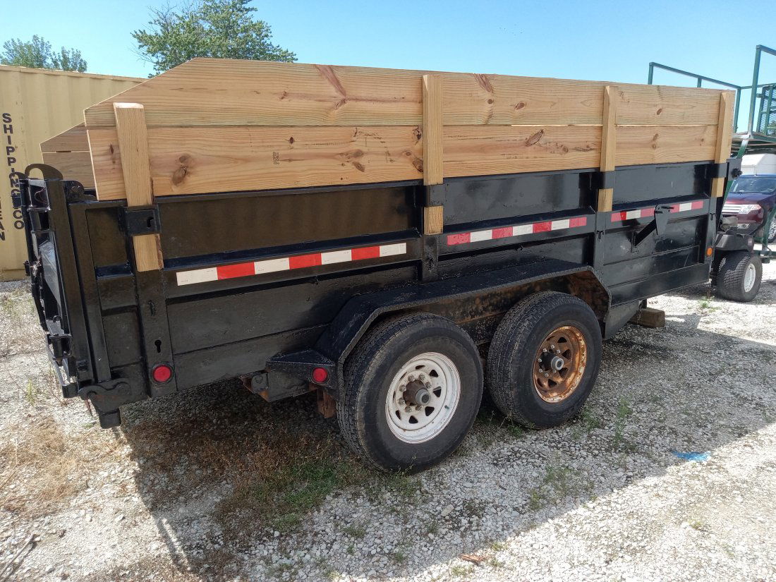 2013 18' Dump Trailer, VIN 4P5D71424D1183374 (1 of 9)