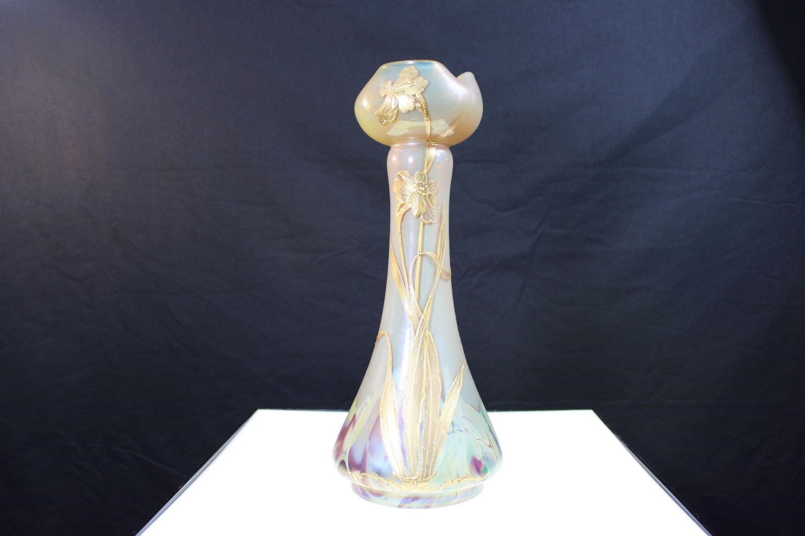 Art Nouveau Nancy Daum, Loetz ? Vase (1 of 5)