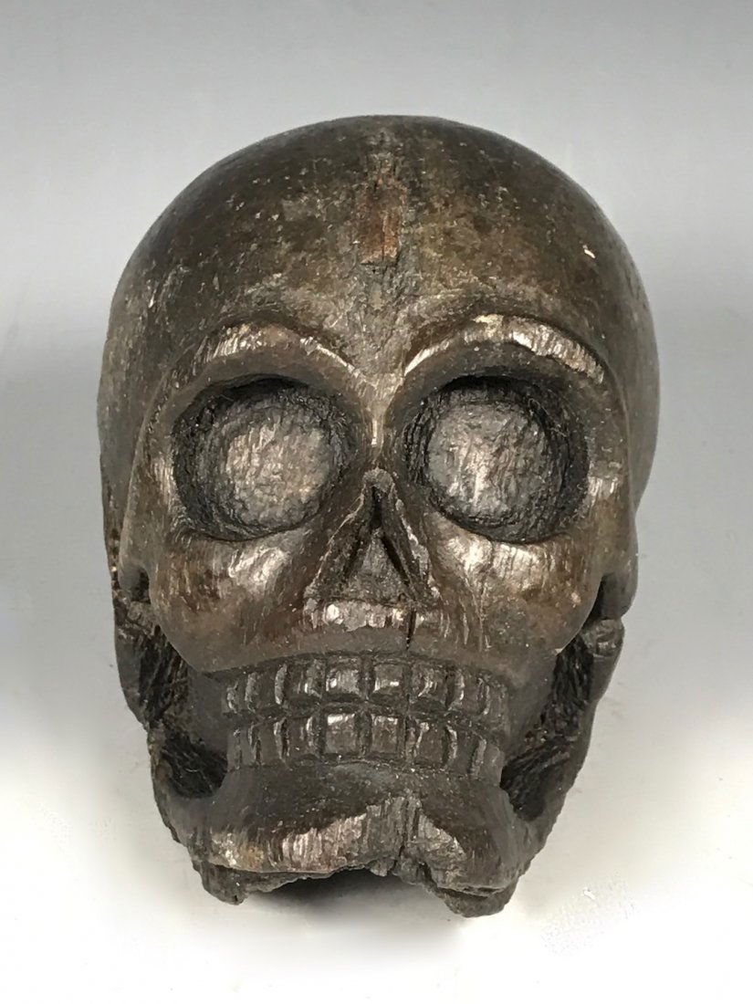 Skull Paper Mache Pattern/Sculpture (1 of 5)