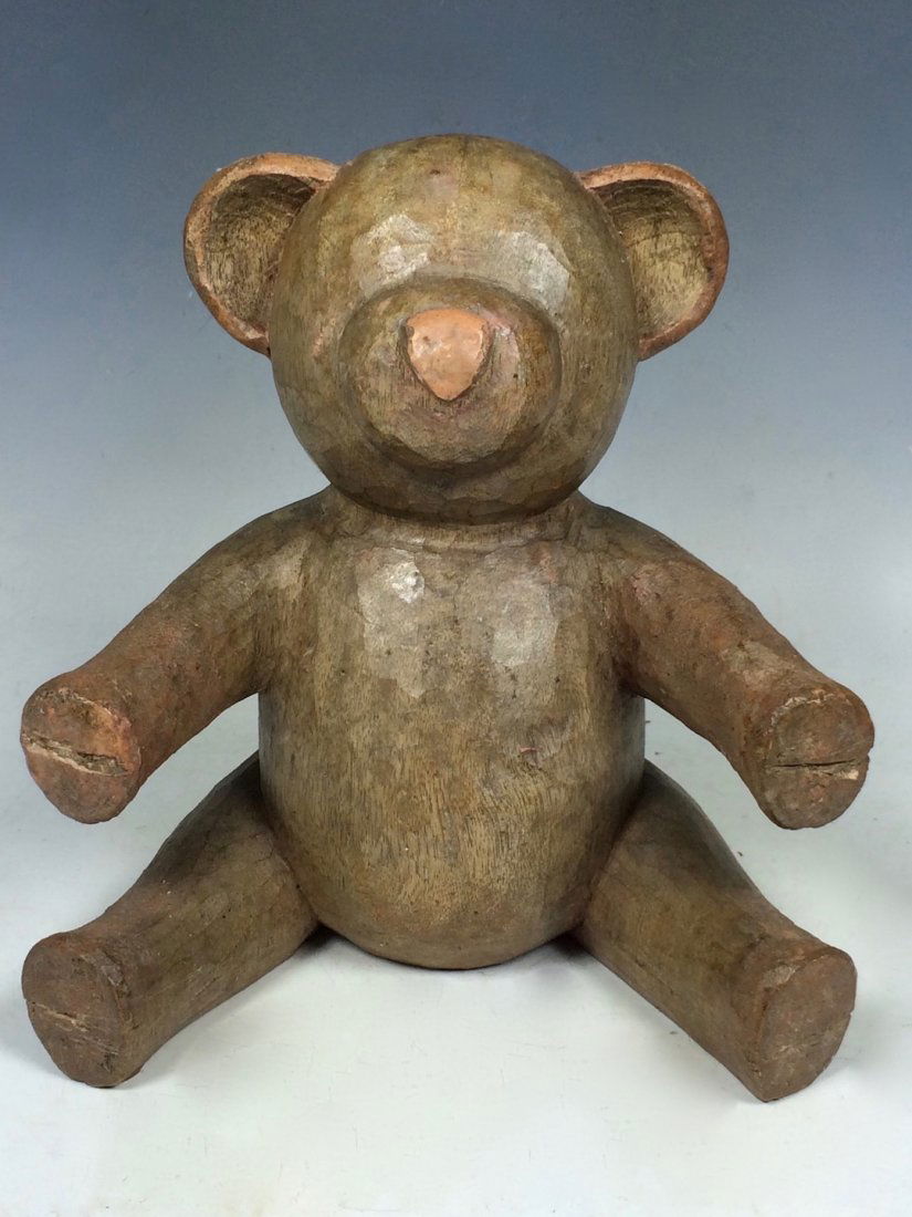 paper mache teddy bear