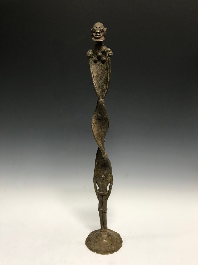 Dogon Twisted Bronze Statue (1 of 6)