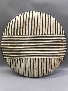 Zulu Round Shield: African Art Zulu Round Shield is from South Africa. The dimension is 20 inches high x 20 inches wide. The shipping cost for domestic is $60.00 flat rate shipping within the Continental US, the Interna