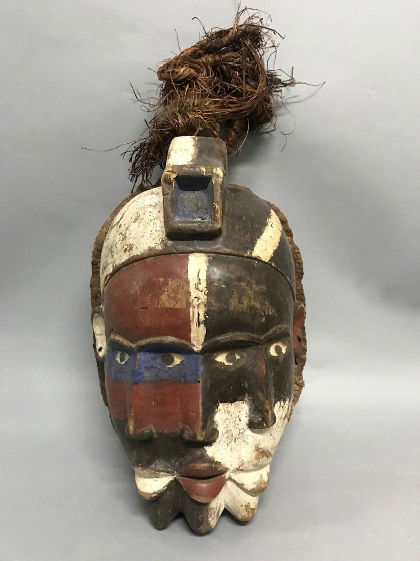 Triple Face Bacongo Fetish Mask (1 of 6)