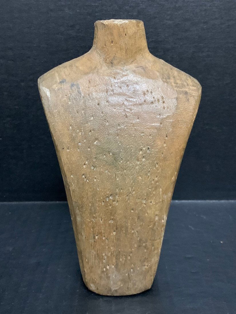 Carved Wood Papermache Mold Torso (1 of 6)