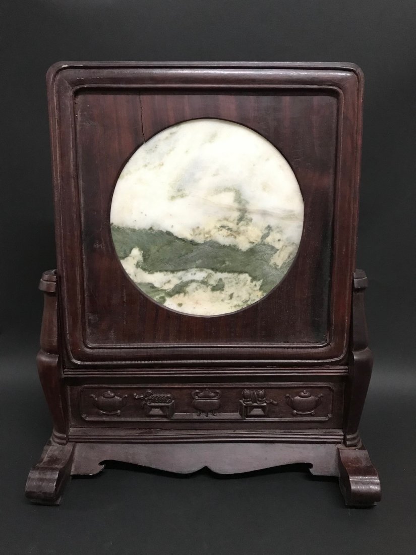 Table Screen Dream Stone With Wood Frame (1 of 6)