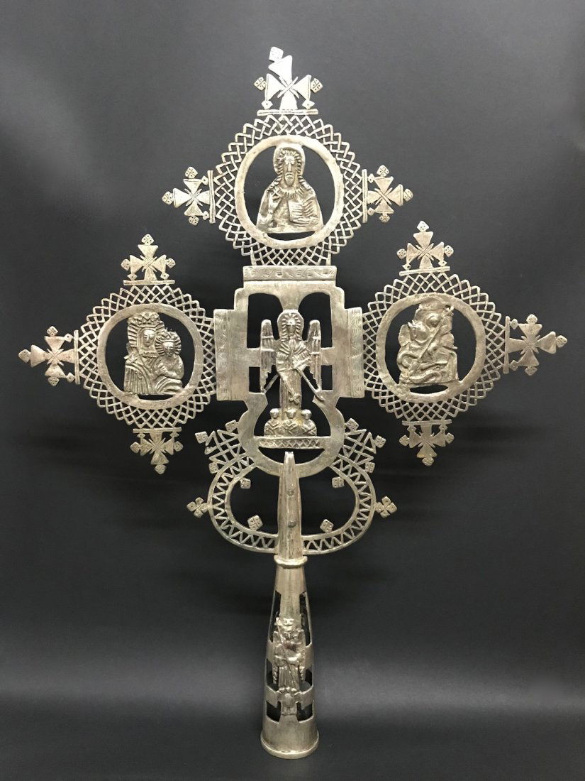 Ethiopian Processional Coptic Cross (1 of 8)