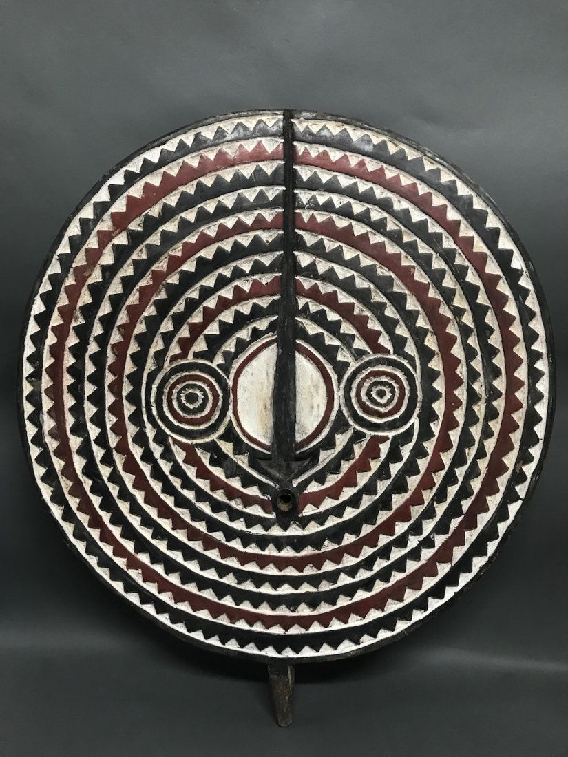 Large Round Plank Bwa Sun Mask (1 of 7)