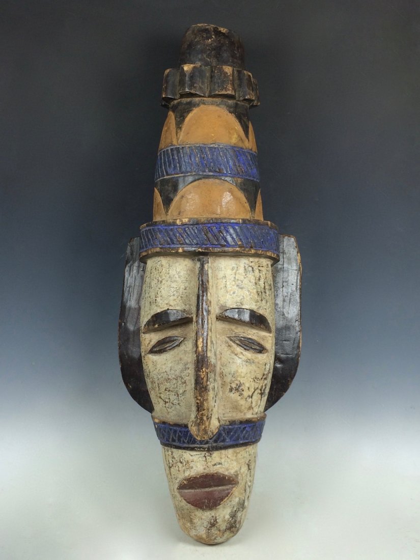 African Art Igbo Mask: African Art Igbo Mask, Nigeria The dimension 24 inches high x 9.5 inches wide. The packing and shipping cost with insurance for domestic is $45.00 flat rate shipping within the Continental US, the Int
