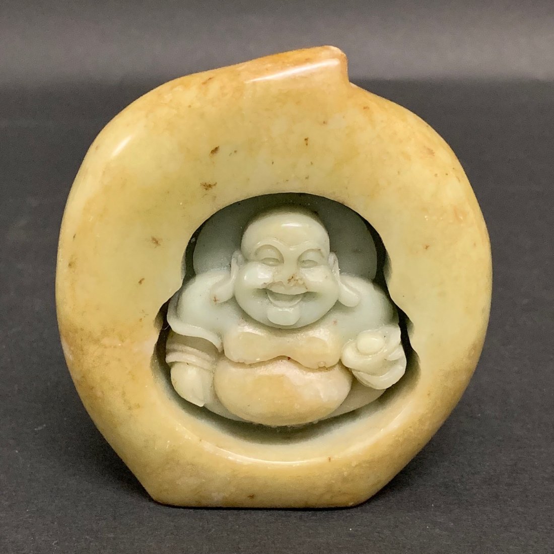 Soapstone Paperweight Buddha: Chinese Art Soapstone Paperweight. The dimension 3.5 inches high x 3.5 inches wide. The packing and shipping cost with insurance for domestic is $15.00 flat rate shipping within the Continental US, th
