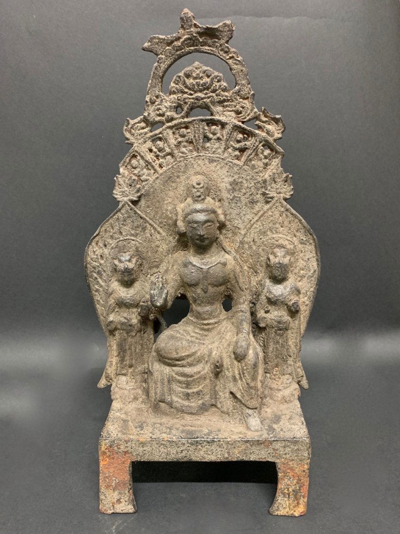 Chinese Bronze Quanyin Sculpture (1 of 7)
