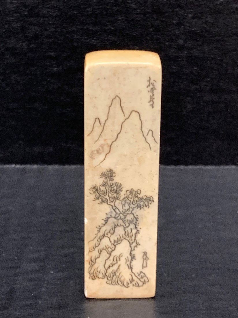 Chinese Art Carved Soapstone Seal/Chop (1 of 6)