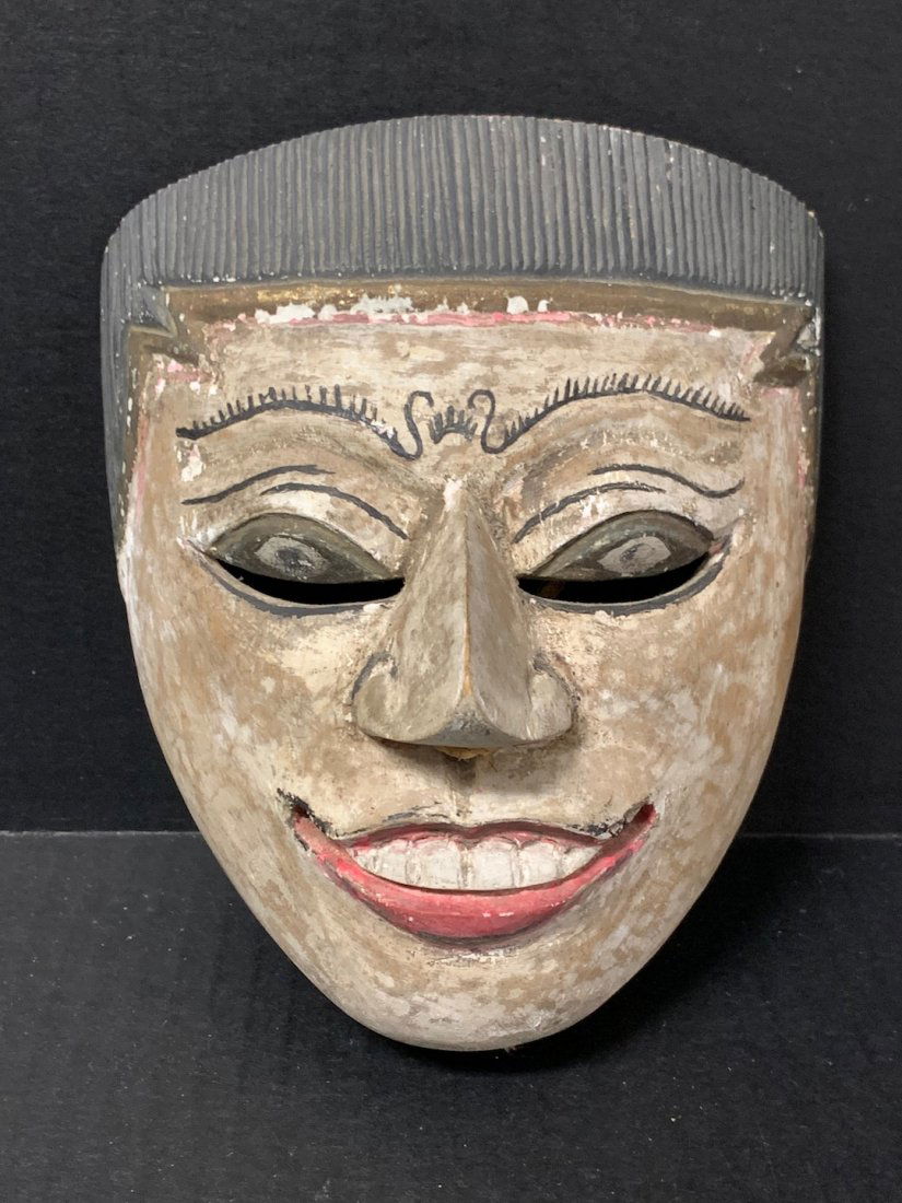 Antique Indonesian Wooden Topeng Mask (1 of 6)