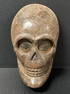 Vintage Carved Wood Paper Mache Mold Skull