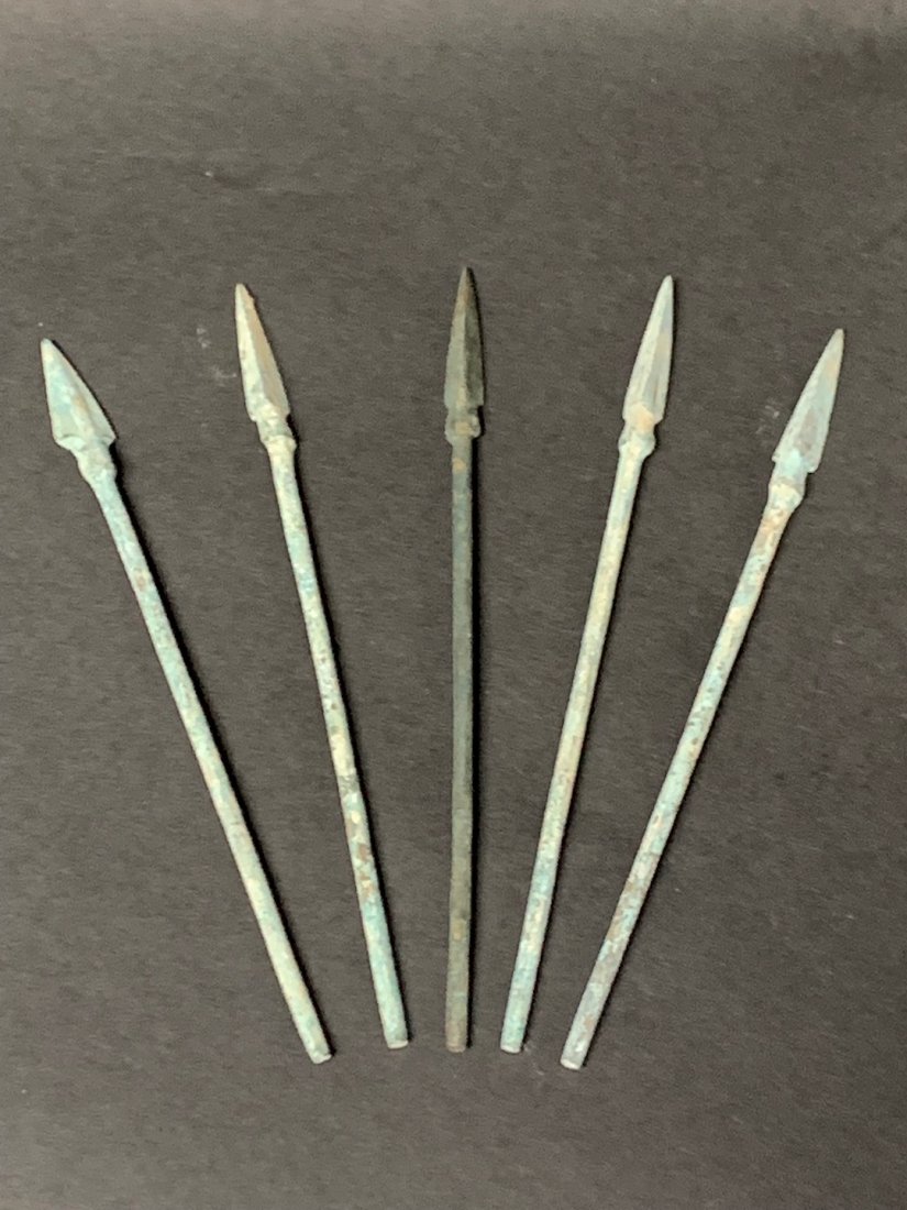 Roman Bronze Arrowhead 5 Pcs. (1 of 5)