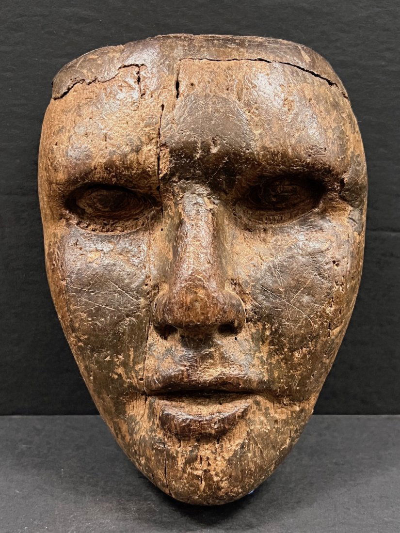 Male Face Plaque Sculpture (1 of 6)