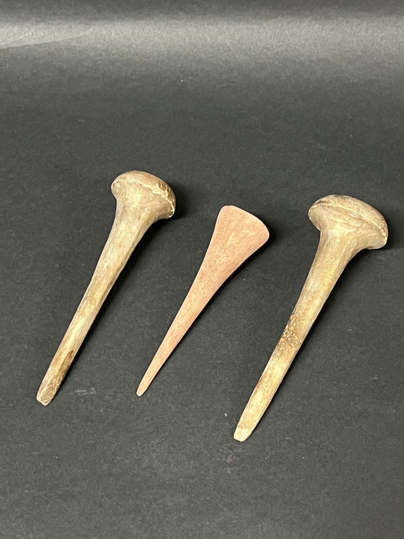 Carved Wood Angel Instrument Set of 3 Trumpet (1 of 5)