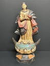 Carved Wood Blessed Virgin Mary Sculpture
