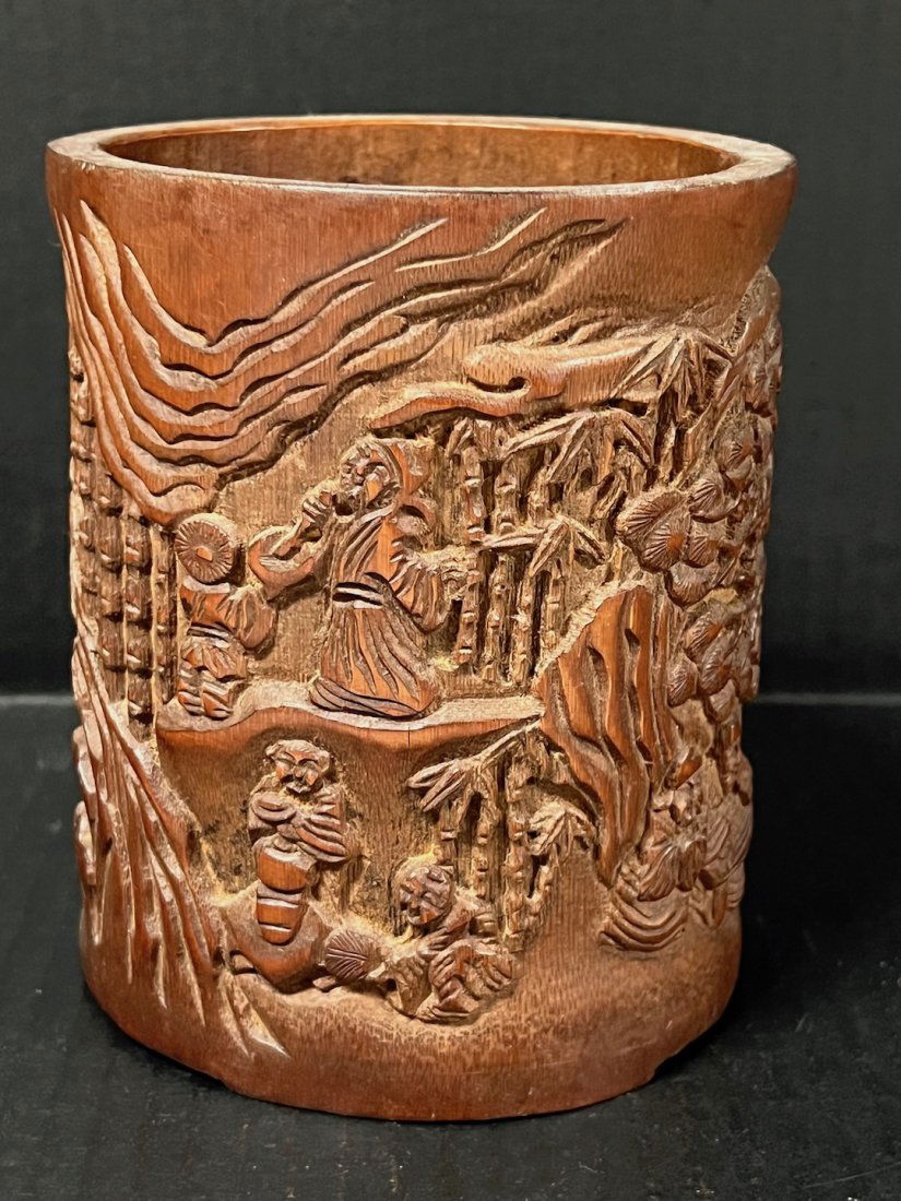 Chinese Bamboo Brushpot (1 of 7)