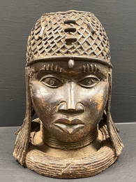 Benin Bronze Head