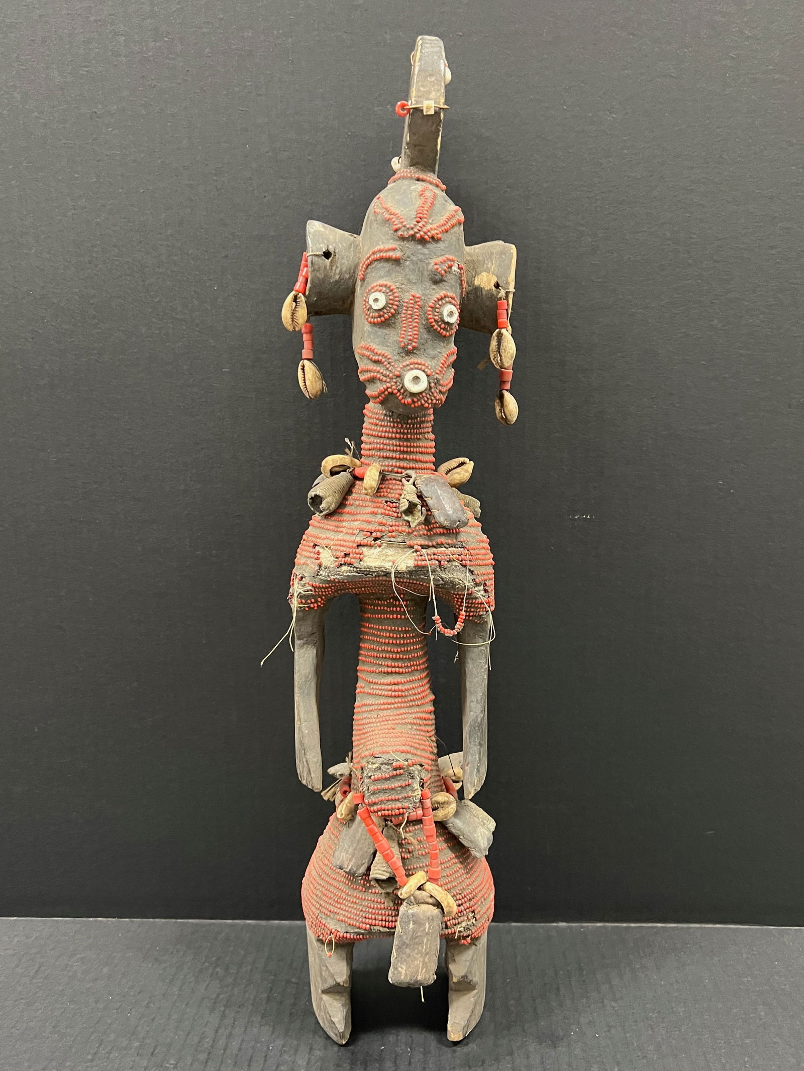 Bamileke Beaded Statue (1 of 9)