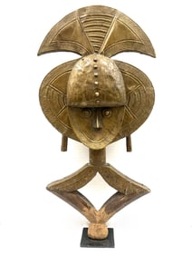 Bakota Reliquary Guardian Statue