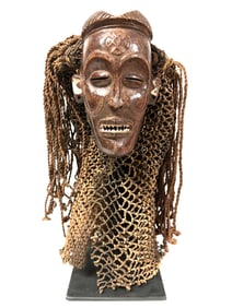 Chokwe Mask with Display Stand