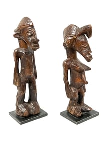 Pair of Senufo Statue