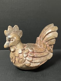 Carved Wood Chicken