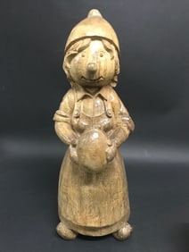 Carved Wood Gnome