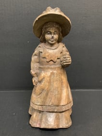 Carved Wood Lady
