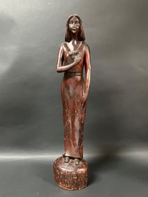 Carved Wood Lady