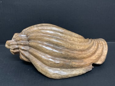 Carved Wood Seashell