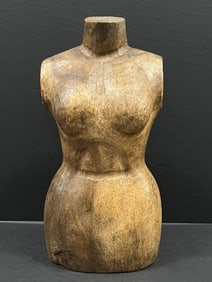 Carved Wood Mannequin - Torso