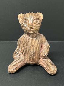 Carved Wood Teddy Bear