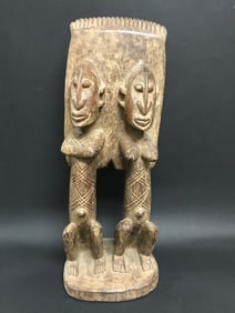 Twin Dogon Statue