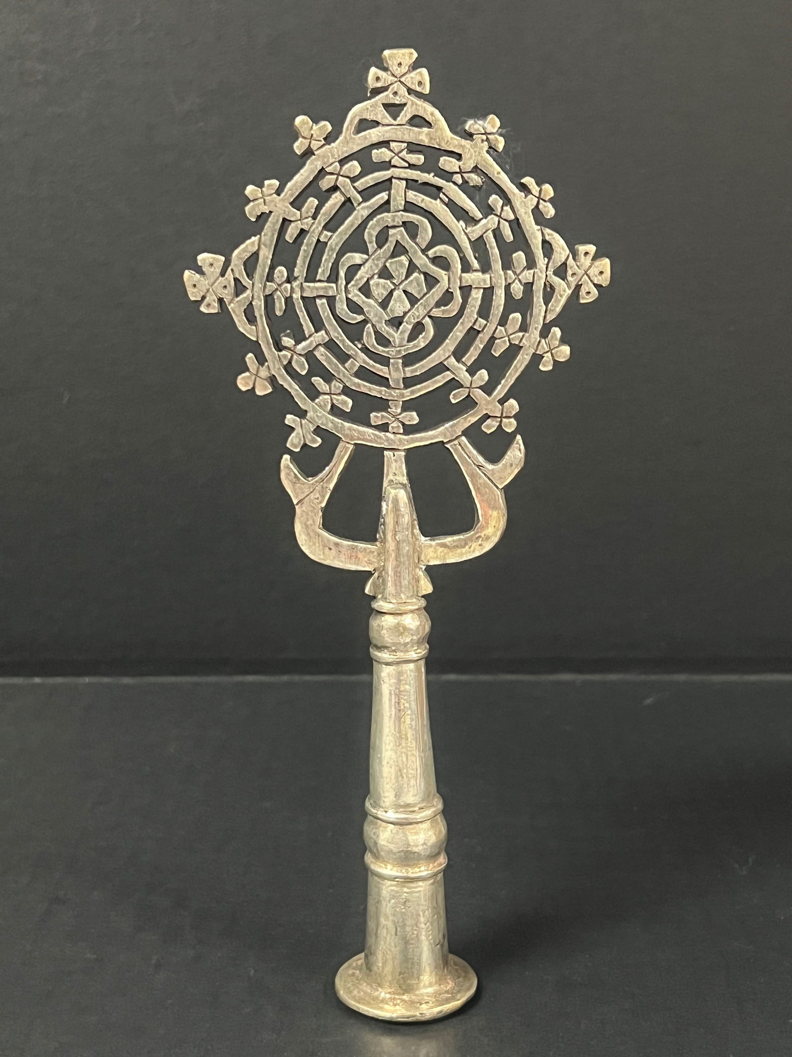 Ethiopian Processional Metal Coptic Cross (1 of 5)
