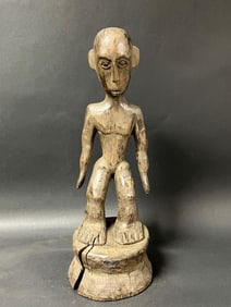 Philippine Tribal Art Ifugao Carved Wood Bulul Statue