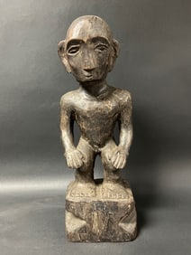Philippine Tribal Art Ifugao Carved Wood Bulul Statue